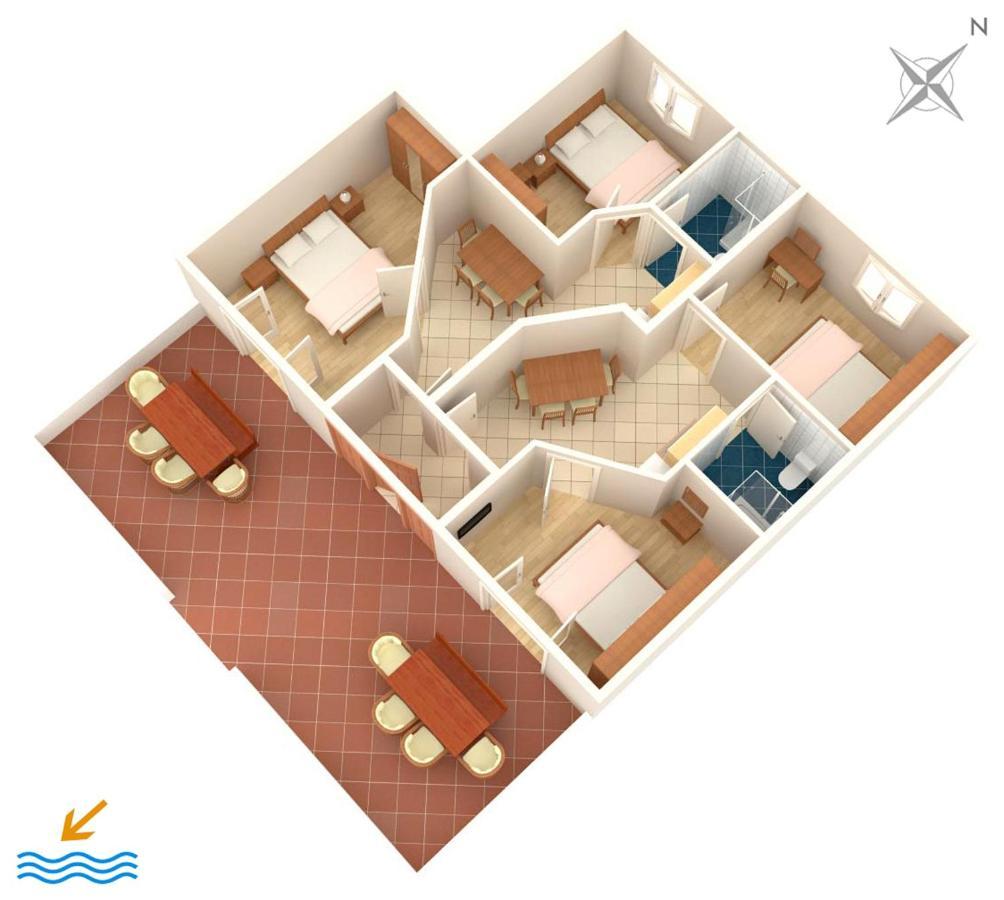 Apartments By The Sea Igrane, Makarska - 310 Екстер'єр фото